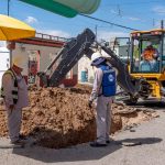 JMAS repara cuatro hundimientos provocados por fallas en la red de drenaje