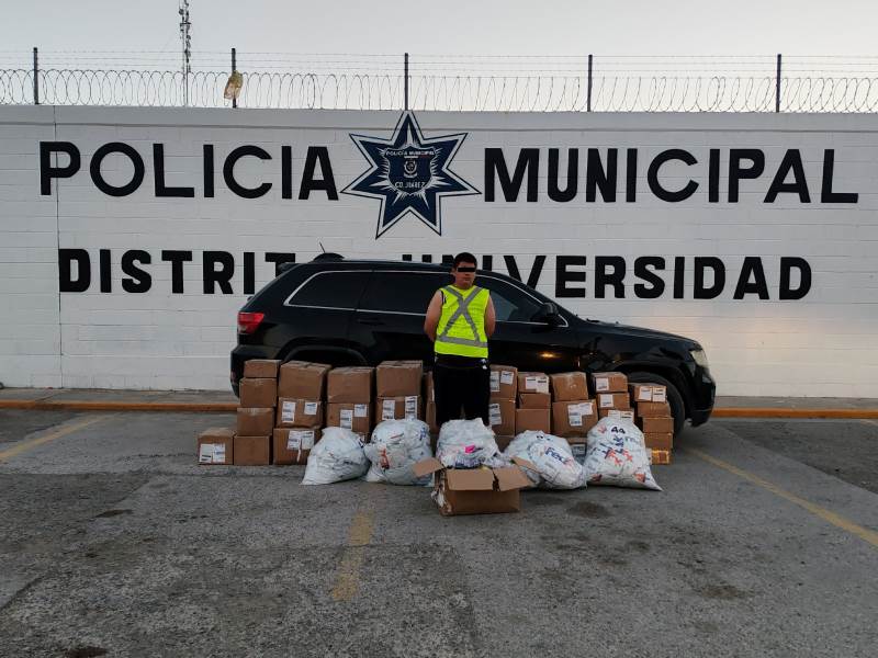 ladron y mercancia robada transp