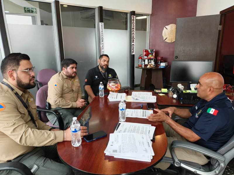 prot civil edo y mpio evaluan da;os lluvia