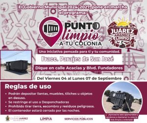 siguen operando puntos limpios