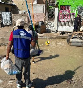 edo distribuye apoyos vctimas lluvia
