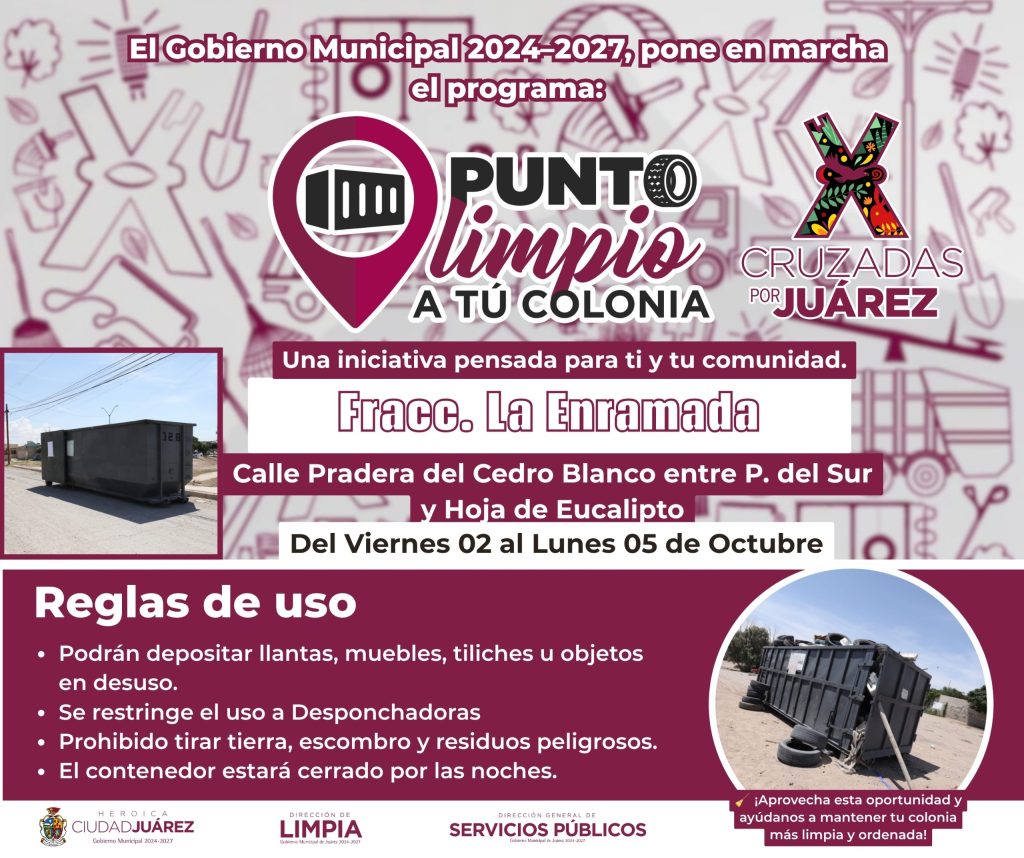 instalan 5 contenedores