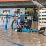 Desagua JMAS avenida Francisco Villarreal Torres para reabrir circulación en puente Centauro