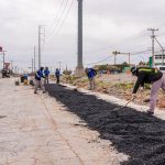 JMAS prepara terreno para reparar pavimento en avenida Nadadores