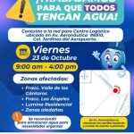 Advertencia, la JMAS suspenderá hoy el servicio de agua en cuatro sectores por conexión de red