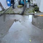 Concluye Protección Civil desagüe en clínica 6 del IMSS tras inundación