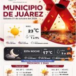 Prevén descenso de temperatura y fuertes ráfagas de viento en Juárez