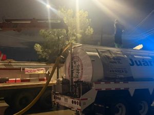 trabajos nocturnos retiro agua